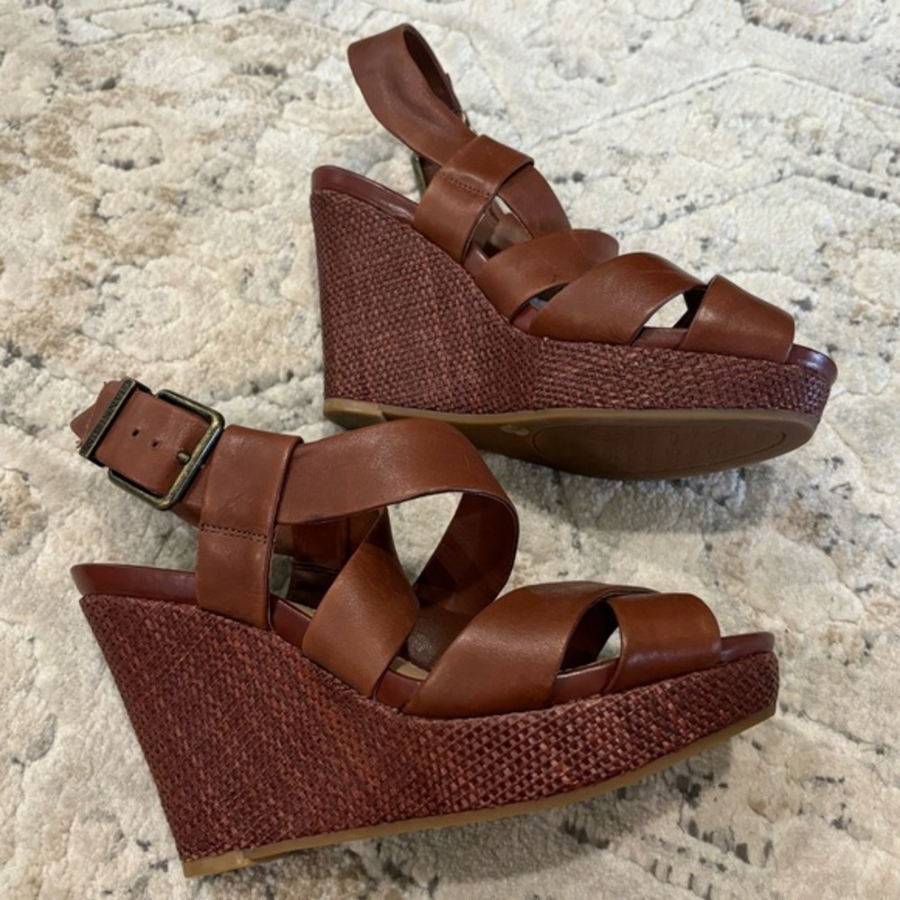 GIANNI BINI | WEDGE SANDALS SIZE 6.5
